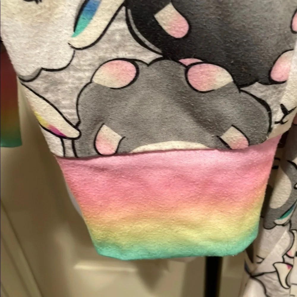 Justice Kids Super Cozy Sheep Hooded One Piece Size 18/20